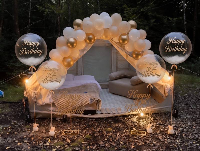 Christmas luxury bubble balloon London