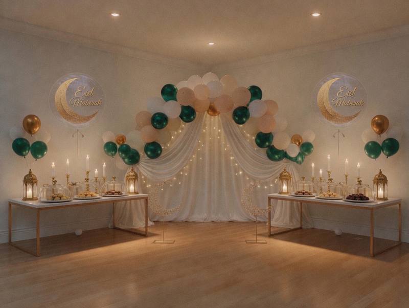 Happy 30th birthday balloon arch London